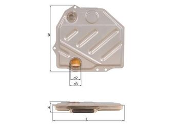 Şanzıman Yağ Filtresi  MAHLE HX 48  A1292770195 1292770095 1292770195 A1292770095