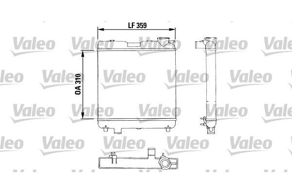 Su Radyatörü  Seat Marbella (12.1986->)  VALEO 883053