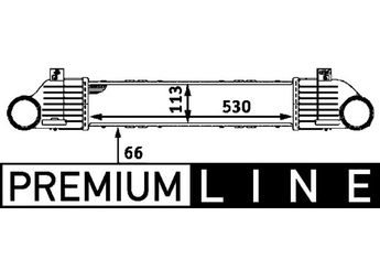 Turbo Radyatörü  MAHLE CI 48 000P  A2205000000 2205000000 220 500 00 00 A 220 500 00 00