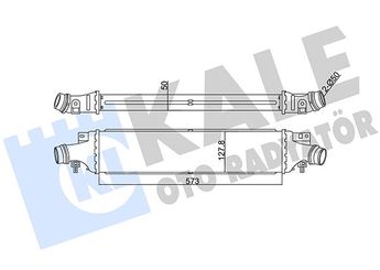 Turbo Radyatörü  BSG 65-535-027  6302079 55702171 6302 079