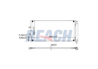 Klima Radyatörü  GUA 40917  51785227 51831829 51935322 59116447 59117438
