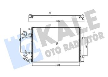 Klima Radyatörü  KALE 358225  976061R300