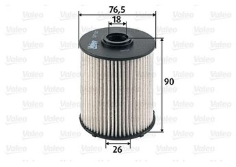 Yakıt Filtresi  VALEO 587922  6110900051 6110900652 611092 6110900552 6110920005 A6110900051