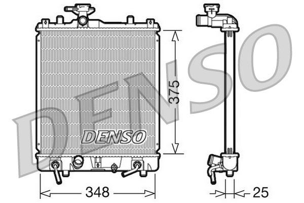 Su Radyatörü  DENSO DRM47009