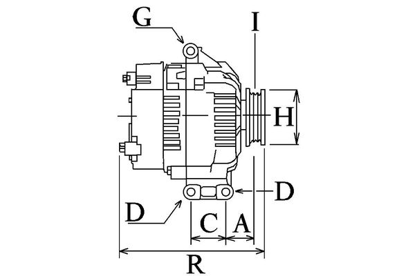 Alternatör  HC-CARGO F 032 112 428