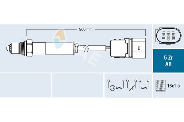 Oksijen (Lambda) Sensörü  Mercedes E -Serisi S.Wagon (BM 211)(01.2003->)  ZEGEN ZLS1103