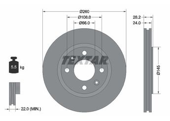Fren Disk Ayna Ön Sağ ve Sol EUROREPAR 1618860680  1618860680 4246L9