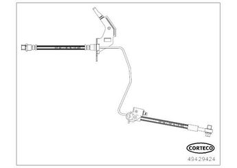 Fren Hortumu Arka Sağ CORTECO 49429424  13334946 562149