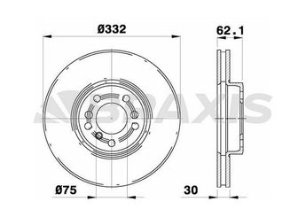 Fren Disk Ayna Ön Sağ ve Sol BRAXIS AD0295  34116756045 34116794300 34116794304