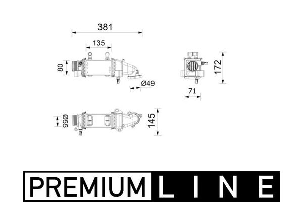 Turbo Radyatörü  MAHLE CI 739 000P