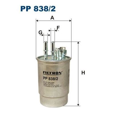 Yakıt Filtresi  Ford Fiesta (DX)(2000->)  FILTRON PP 838/2