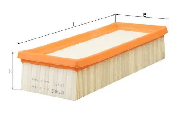 Hava Filtresi  MG Rover MGF (RD)(1995->2002)  MAHLE LX 632