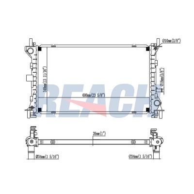 Su Radyatörü  Ford Focus S.Wagon (CAK)(1998->)  VEKA 16-2121B