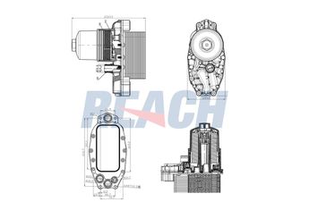 Motor Yağ Soğutucu  GUA 40412  LR040738 LR013149 1103S9 C2S52552 LR061969