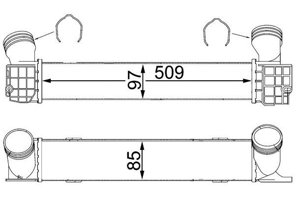 Turbo Radyatörü  BMW 3 Serisi Sedan (E90)(2004->)  MAHLE CI 146 000S