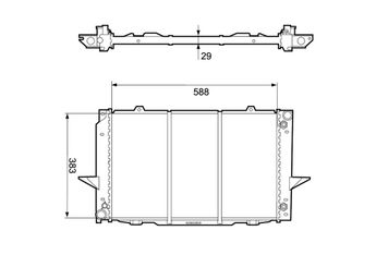 Su Radyatörü  VALEO 732365  4108588 2832335 283233.5 6842767 6842768 86010006 8601000.6 8601001 86010014 8601001.4 86013554 8601355.4 8601356 86013562 8601356.2 8602562 8602566 8602878 8603770 8603773