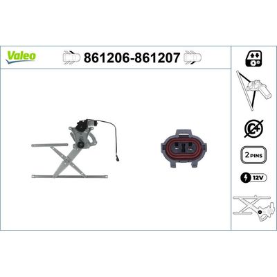 Cam Krikosu Ön Sağ Chevrolet Aveo HB (2008->)  VALEO 861207