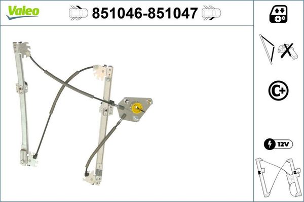 Cam Krikosu Ön Sol VALEO 851046