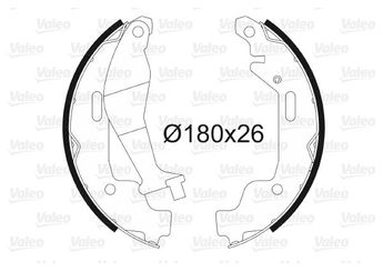 Fren Pabuçlu Balata Arka VALEO 562783  1605977 4705128 4706834 4706273 9209090 9212698 9214834 93173149