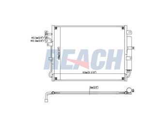 Klima Radyatörü  VEKA 43-2600  JRB500130 JRB500250 JRB500270 LR015556 LR018403 LR018405 JRB500040