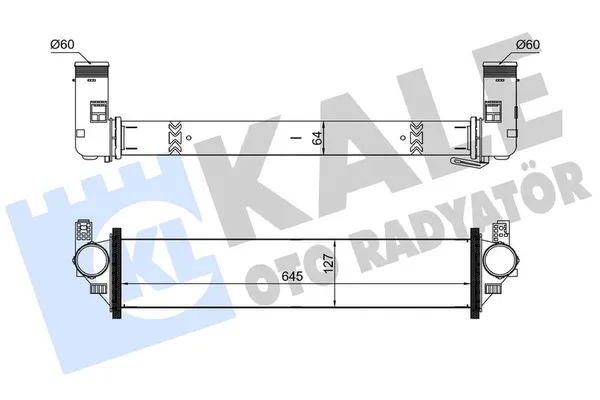 Turbo Radyatörü  KALE 375820