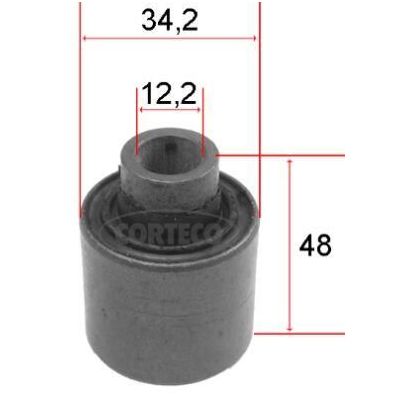 Salıncak Burcu Ön Alt Sağ veya Sol Citroen AX (03.1987->)  RAPRO 59754