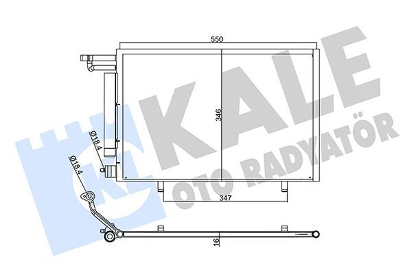 Klima Radyatörü  Ford B-MAX (CB2)(2012->)  KALE 357775