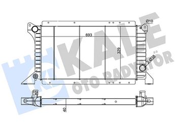 Su Radyatörü  MARGO 2520010  99VT 8005 AA T106494