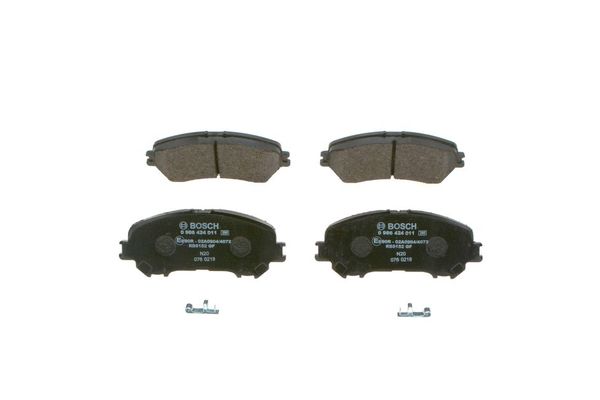 Fren Disk Balata Ön Nissan Qashqai (J11E)(2013->)  BOSCH 0 986 424 011
