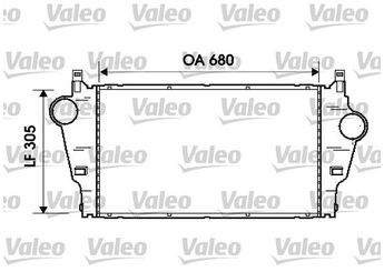 Turbo Radyatörü  VALEO 817926  8200008761 8200087761