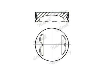 Piston (86.00MM-STD)  KING PISTON 18-2510410  88WM6102AA 6154082 6154084