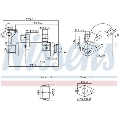 Egr Soğutucu  NISSENS 989405