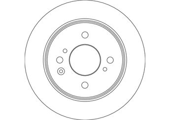 Fren Disk Ayna Arka Sağ ve Sol TRW DF6875  42510TZEJ00 42510-TZE-J00