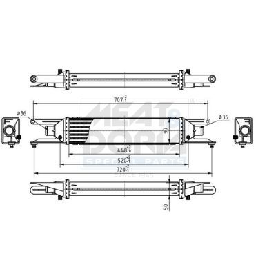 Turbo Radyatörü  Fiat Linea (110)(2007->)  ORİS 1883-4835