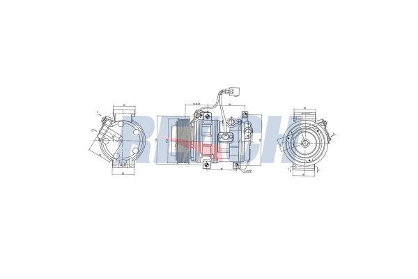 Klima Kompresörü  Toyota Land Cruiser 200 (J20)(2008->)  DENSO PECP5013