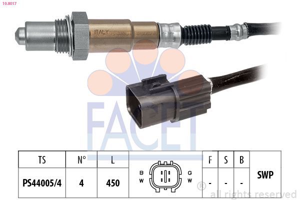 Oksijen (Lambda) Sensörü  Hyundai Santa Fe (CM)(2006->)  NGK 96550