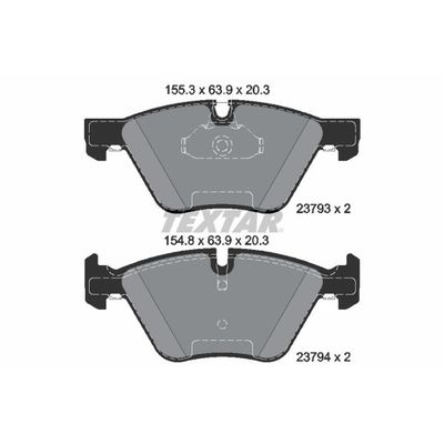 Fren Disk Balata Ön BMW 5 Serisi Touring (E61)(2004->)  TEXTAR 2379301