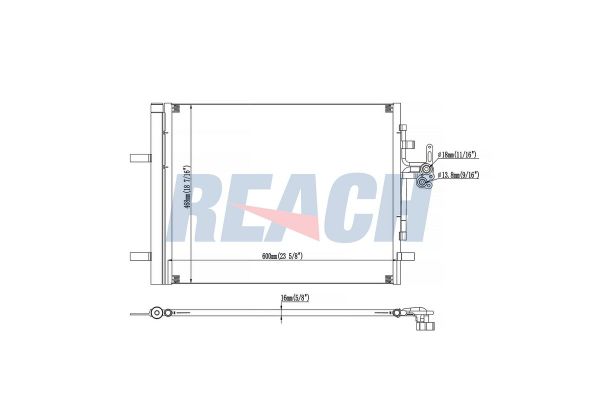 Klima Radyatörü  ORİS CVO601016