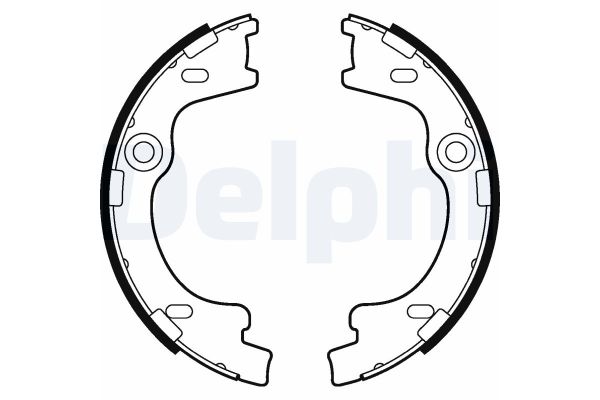 Fren Pabuçlu Balata Arka Hyundai i30 (FD)(06.2007->)  DELPHI LS2012