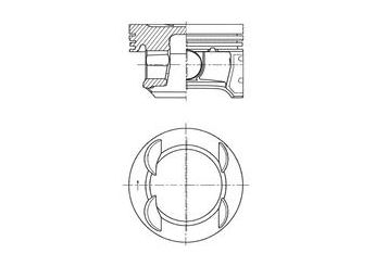 Piston (STD)  KOLBENSCHMIDT 41007600  11PI00110000 8742950030 87-429500-30 55571102 55588065 623150 6 23 150 625067 6 25 067