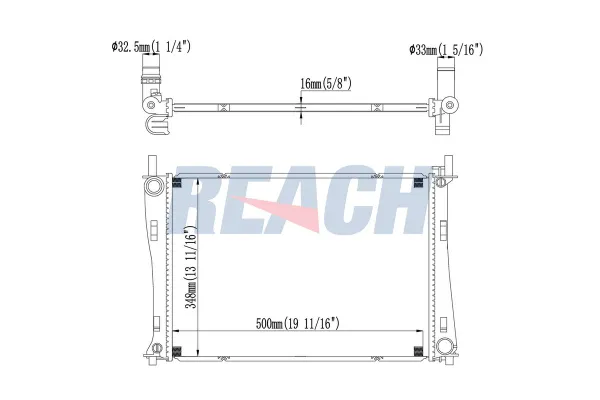 Su Radyatörü  MGA 80451