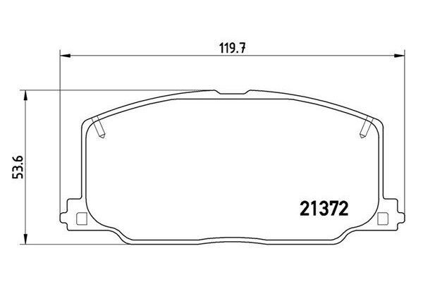 Fren Disk Balata Ön Toyota Celica Liftback (T18)(1990->)  MAGNETI MARELLI 363700483016