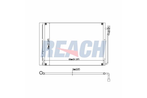 Klima Radyatörü  Land Rover Range Rover (LM)(01.2002->)  BOSCH 1 986 AD2 354