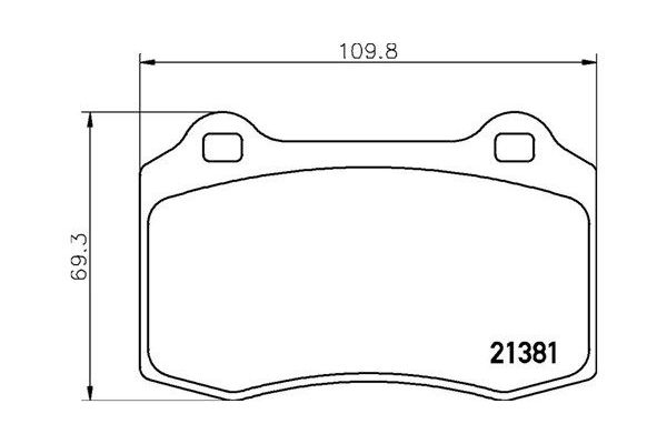 Fren Disk Balata Ön veya Arka Jaguar XK (XK8/XKR) Coupe (X100)(10.1996->)  MAGNETI MARELLI 363700436020