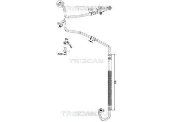 Klima Hortumu  PSA ORJINAL 9676363380  9676363380 96 763 633 80 9840710480 98 407 104 80