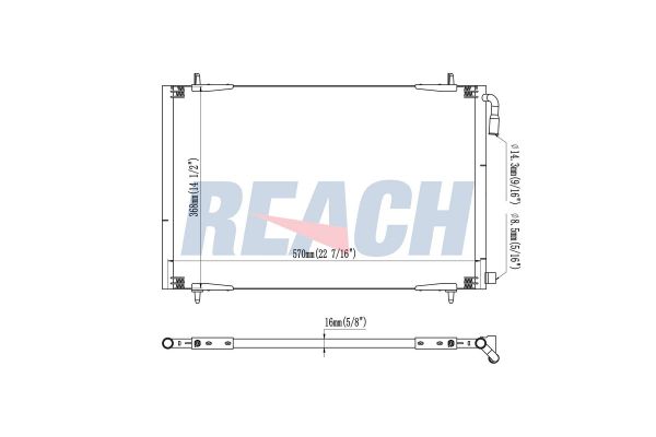 Klima Radyatörü  REACH 1.30.0007.P