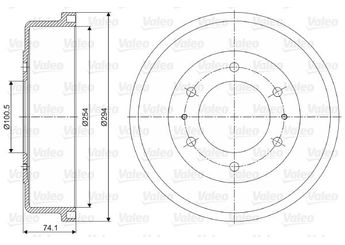 Kampana Arka Sağ veya Sol VALEO 237065  1954475 432060F001 43206 43206-0F001