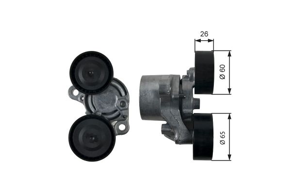 Vantilatör Kayış Gergi Rulmanı  BMW 3 Serisi Sedan (E90)(2004->)  GATES T39199