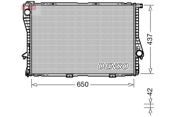 Su Radyatörü  BMW 5 Serisi Sedan (E39)(1995->)  DENSO DRM05048
