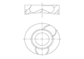 Piston (73.70MM-0.50)  KONEKS 229242  400322
